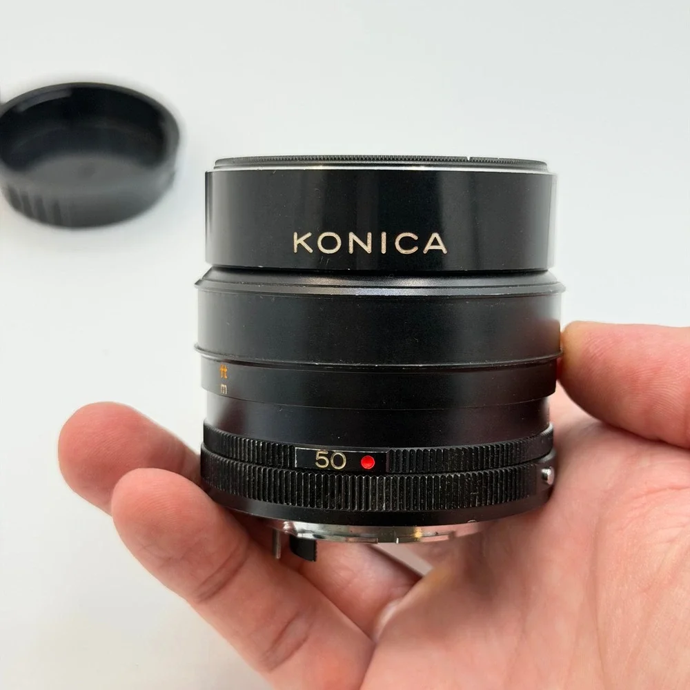 Konica Hexanon AR 50mm f1.7 Prime Lens Manual Focus Vintage Japan SLR Camera